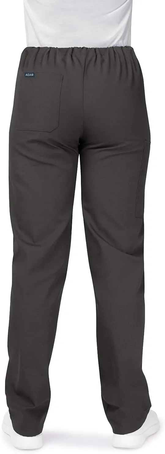 Adar Universal Mens Scrubs - Drawstring Tapered Leg Scrub Pants