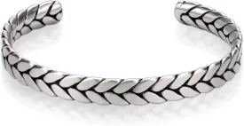 COBI 316L Stainless Steel Bracelets for Men, Thick Thin Cuban Link Chain, Blue Black Grey Beaded Stone, Premium Leather Jewelry with Totem, Franco Chain, Hip Hop Punk Style, Ideal Gift, 7 8 9 Inch