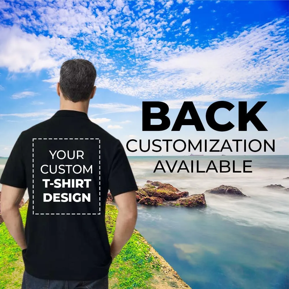 Custom Polo Shirt for Unisex Adult Personalized Customized Embroidered Sport Casual Golf Polo Shirt Design with Image Text