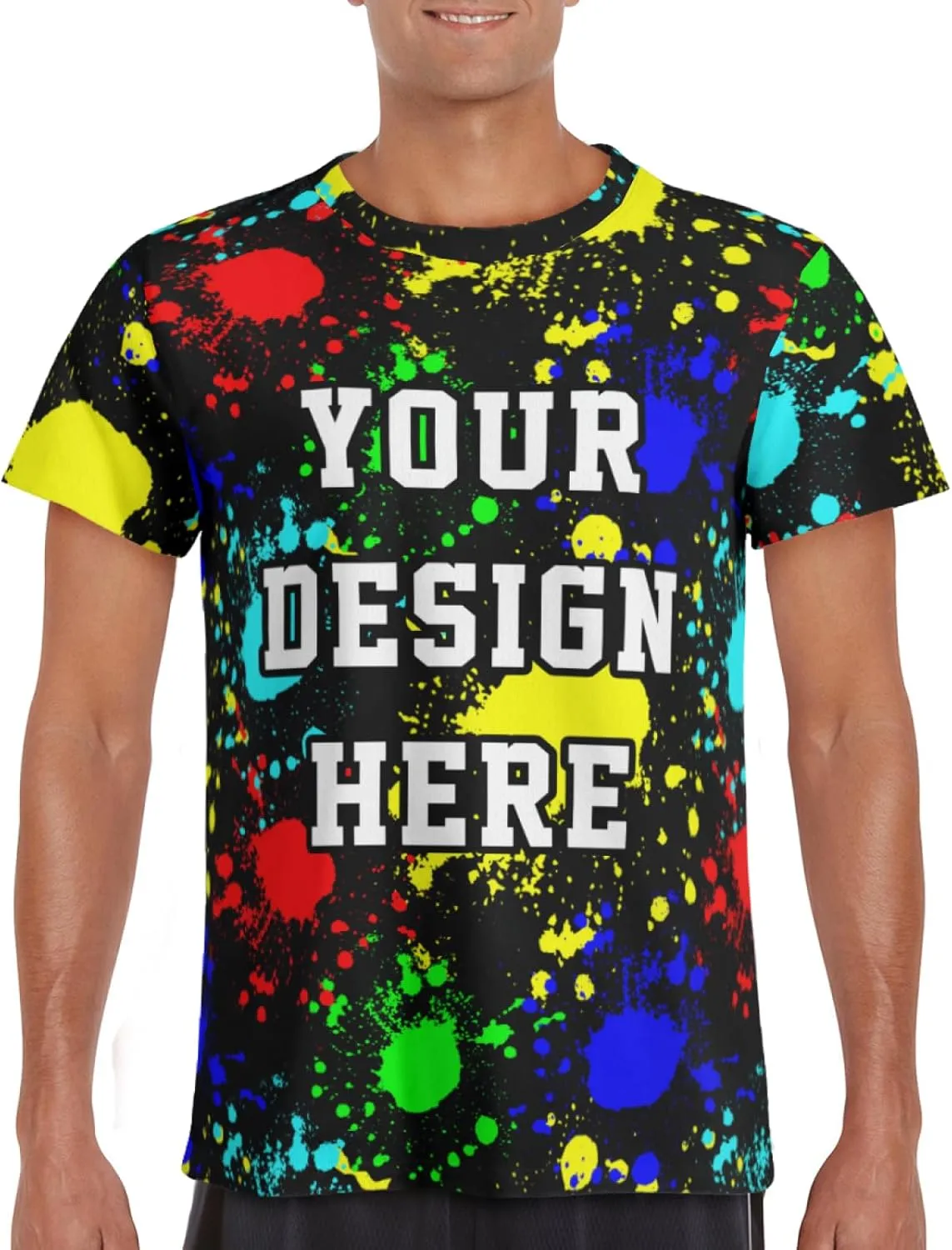 Custom T Shirts for Men Women Custom Shirt Customize Tshirt Tee Unisex Add Your Own Personalized Text Photo Front Back Print