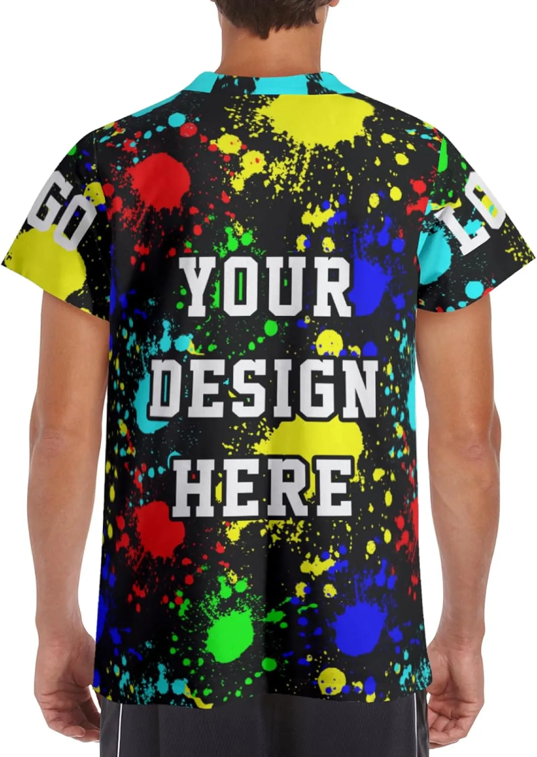 Custom T Shirts for Men Women Custom Shirt Customize Tshirt Tee Unisex Add Your Own Personalized Text Photo Front Back Print