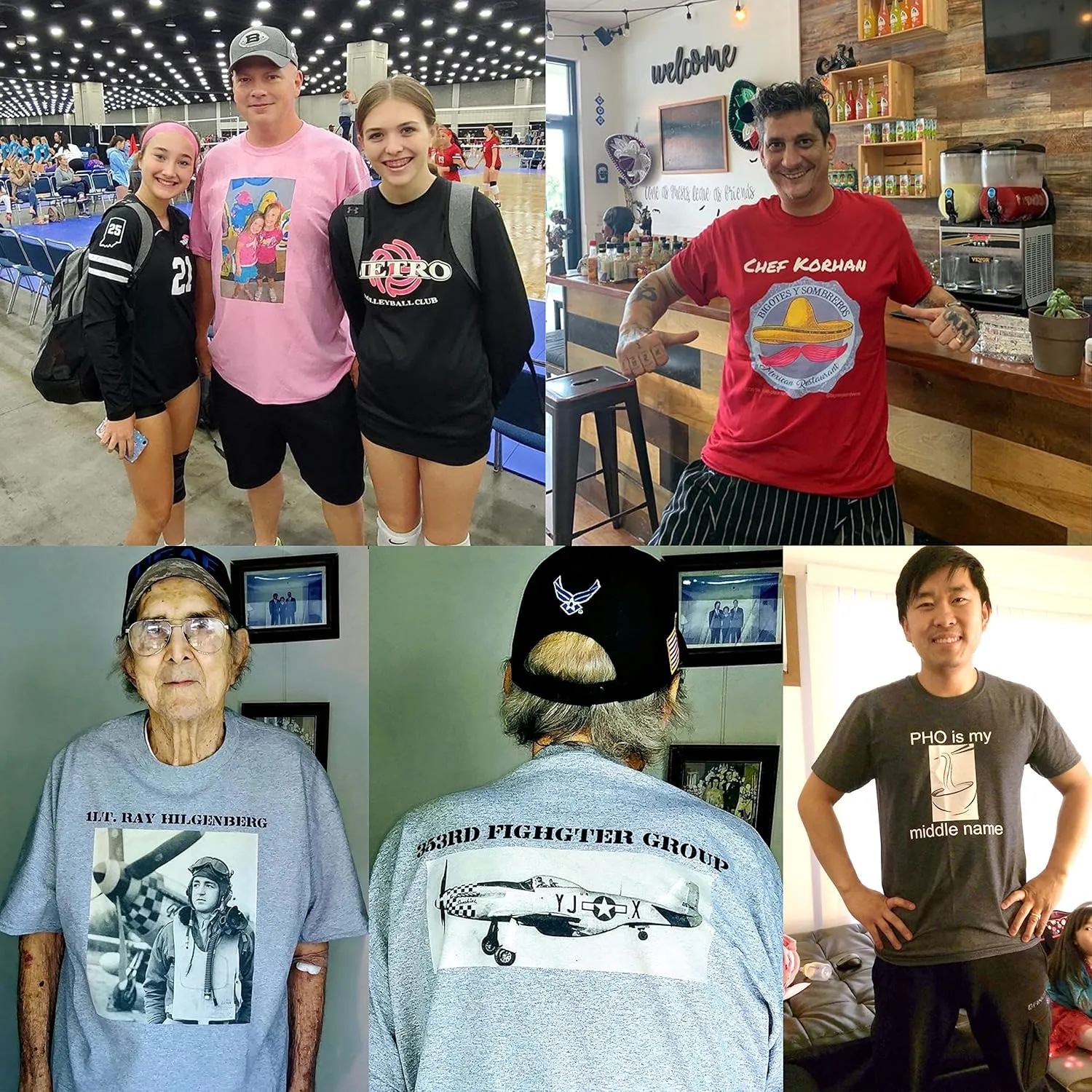 Custom T-Shirts - Personalized Unisex Crewneck Tee Shirt - Customize Your Image & Text & Photo - Men Women Adult Unisex Size