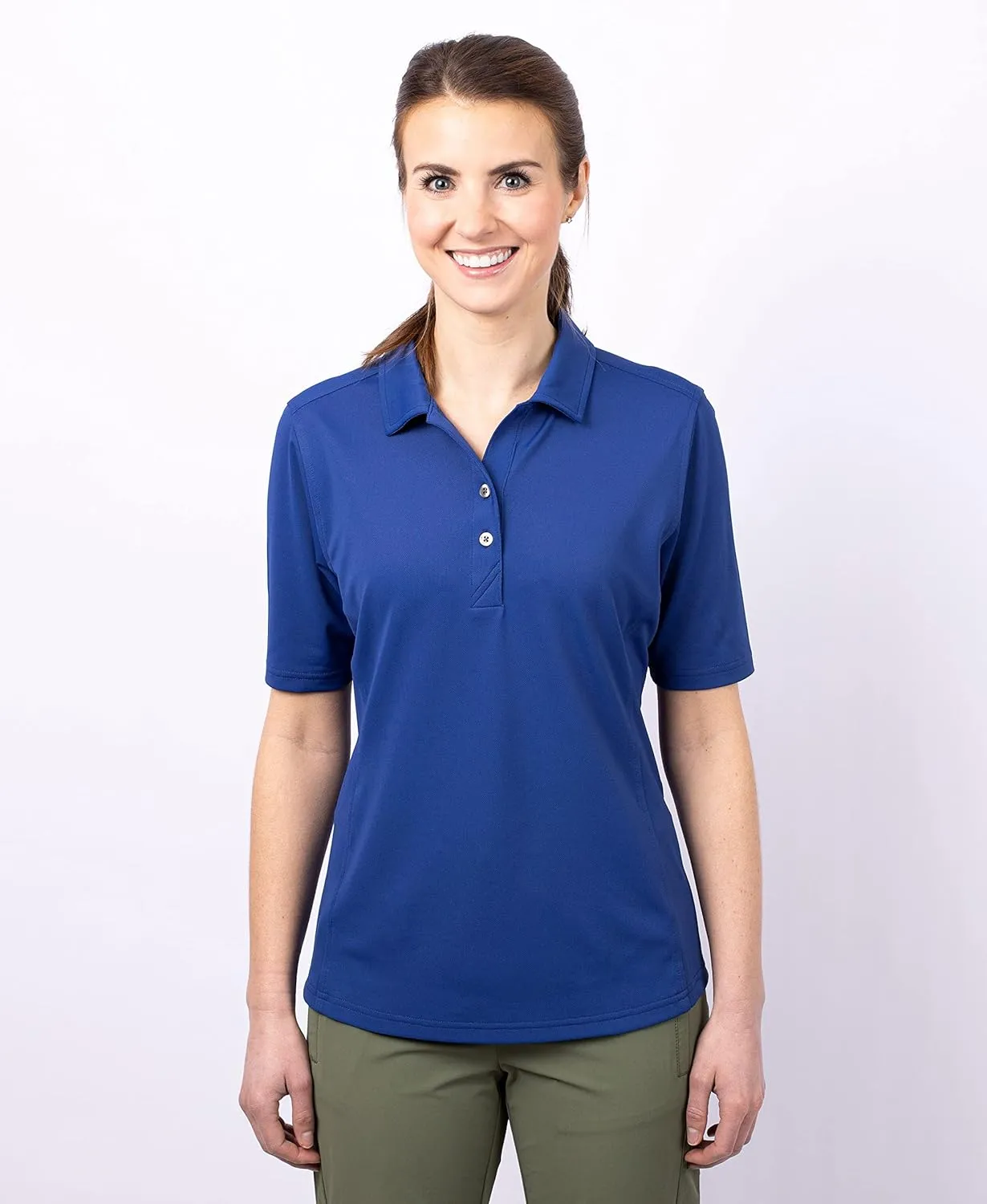 Cutter & Buck Virtue Eco Pique Recycled Womens Polo