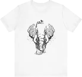 Elephant Unisex Tee Shirt, Nature Lover Tee, Safari Animal Shirt, Wildlife Conservation Tee, Earth Day Gift, Jungle