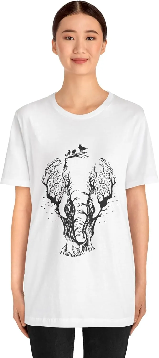 Elephant Unisex Tee Shirt, Nature Lover Tee, Safari Animal Shirt, Wildlife Conservation Tee, Earth Day Gift, Jungle