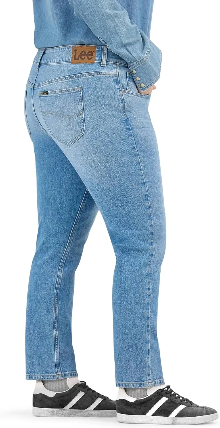 Lee womens Plus Size Legendary 26 Straight Crop Jean