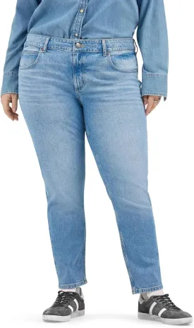 Lee womens Plus Size Legendary 26 Straight Crop Jean