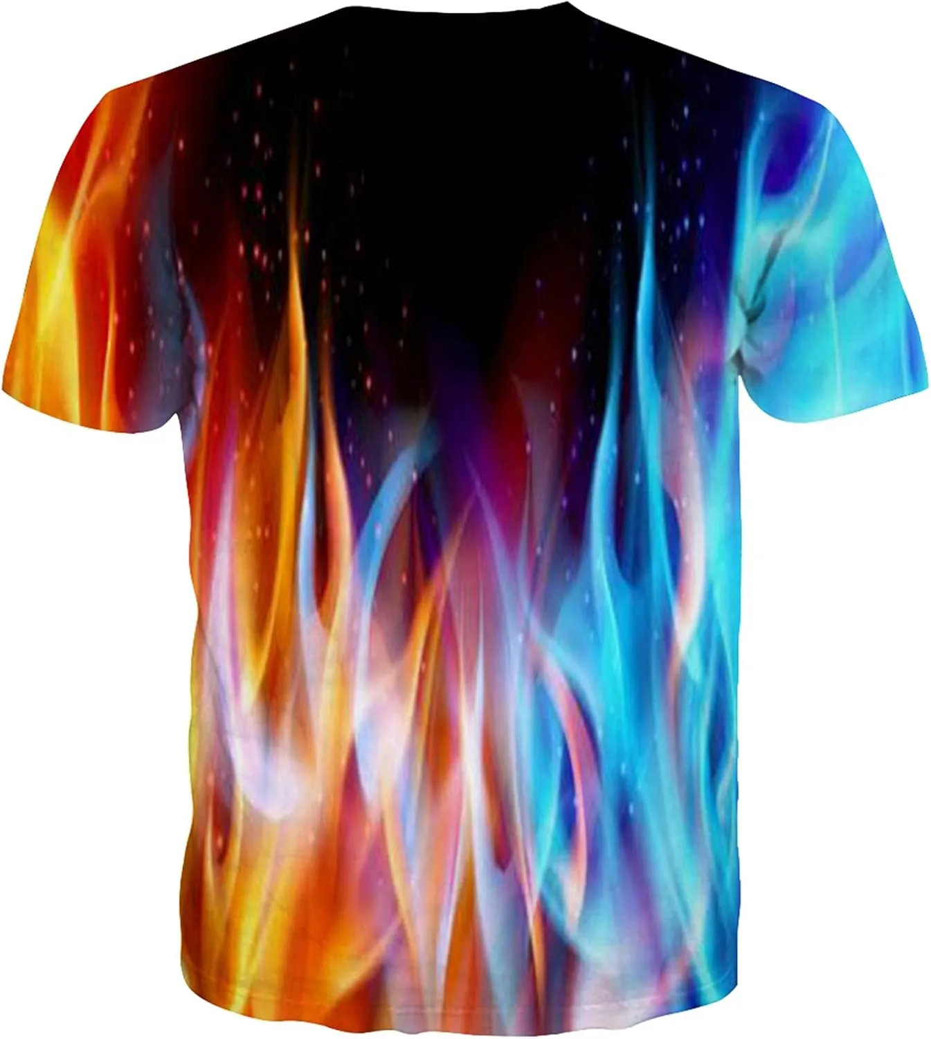 Linnhoy Unisex Men's and Women's Shirts Unisex Fashion Casual Novelty Tees 3D Graphic Adults T-Shirts Teens Tops Size S-XXL