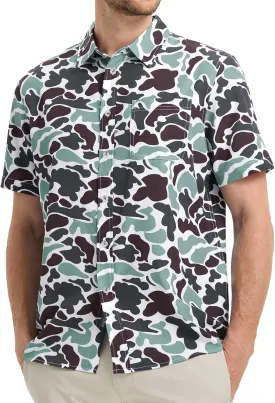 M MAELREG Mens Hawaiian Shirts Short Sleeve Button Down Tropical Beach Floral Solid Print Summer Vacation Mens Casual Shirts