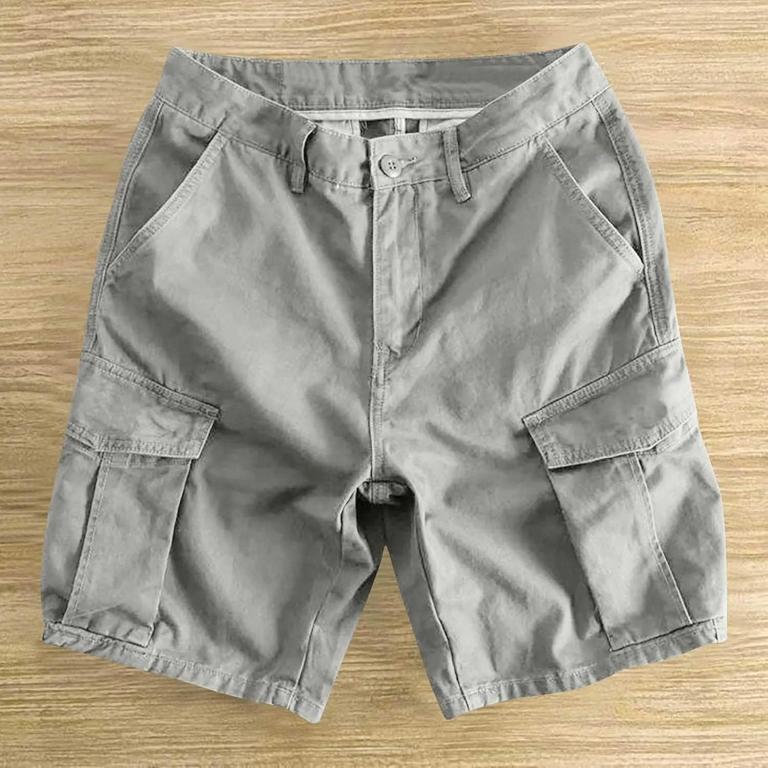 Mens Summer Cargo Shorts Lightweight Relaxed Fit Work Cargo Shorts, Short Pants for Golf Fishing Hiking Athletic