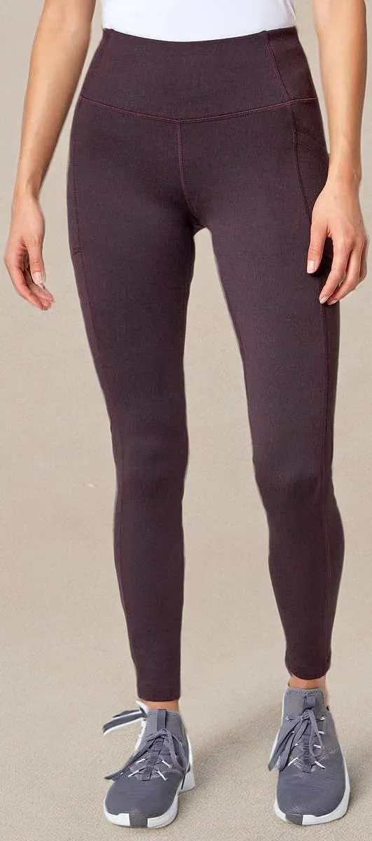 Mondetta Womens Midweight Brushed Jacquard Legging