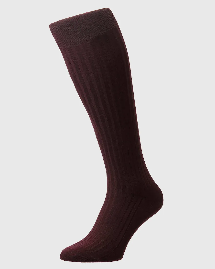 PANTHERELLA 5614 PAN BURGANDY SOCKS