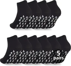 Pilates Grip Socks for Women Cute Non Slip Grippy Socks Woman for Yoga Barre Dance Hospital