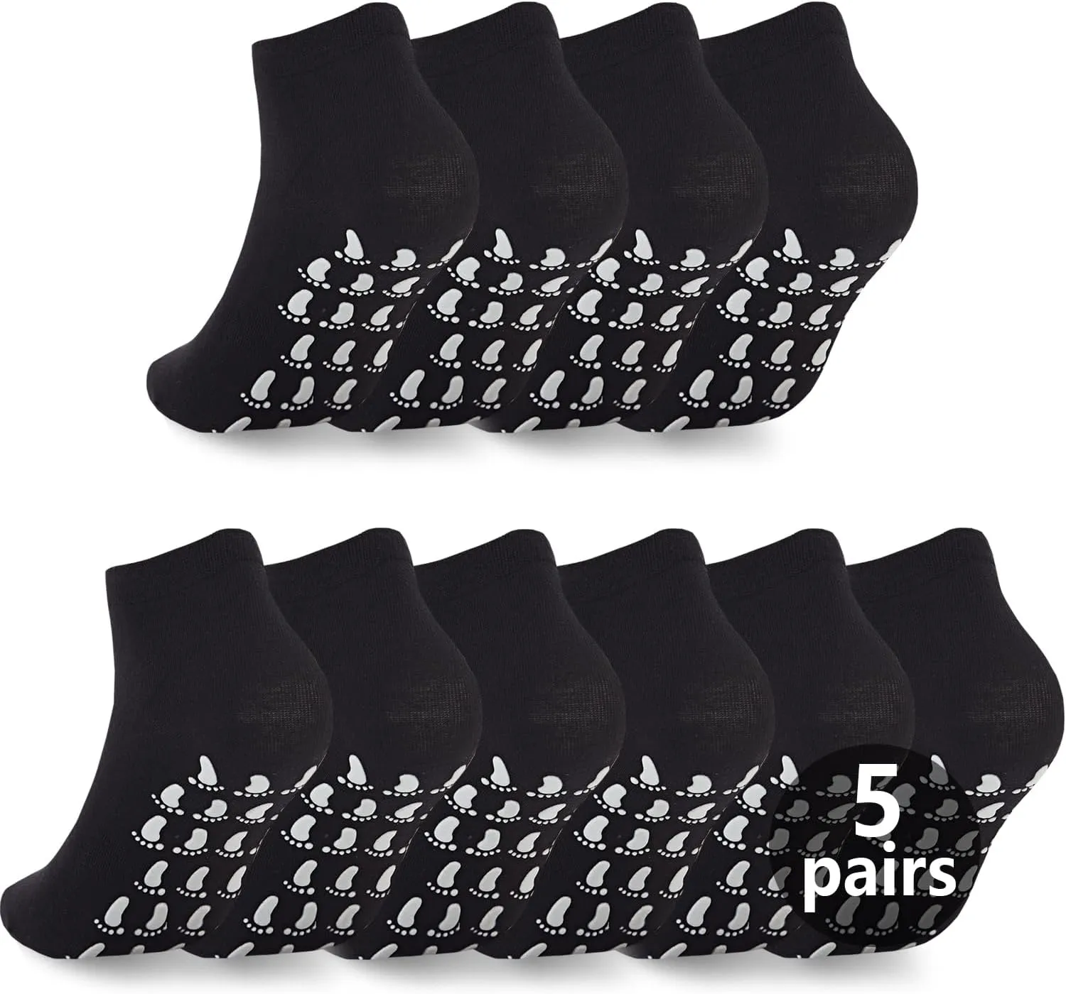 Pilates Grip Socks for Women Cute Non Slip Grippy Socks Woman for Yoga Barre Dance Hospital