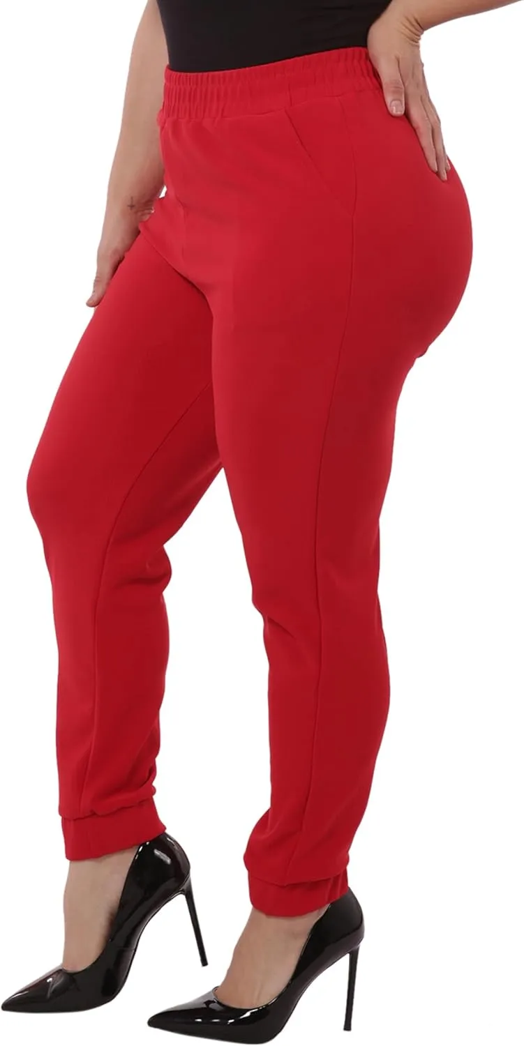 ShoSho Womens Plus Size Jogger Pants Sweatpants with Pockets