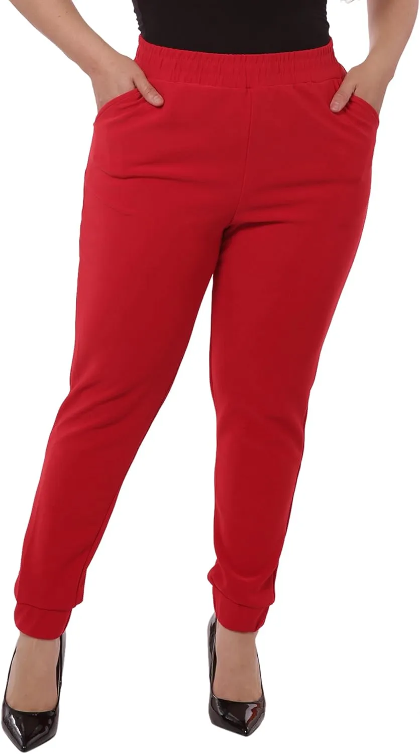 ShoSho Womens Plus Size Jogger Pants Sweatpants with Pockets