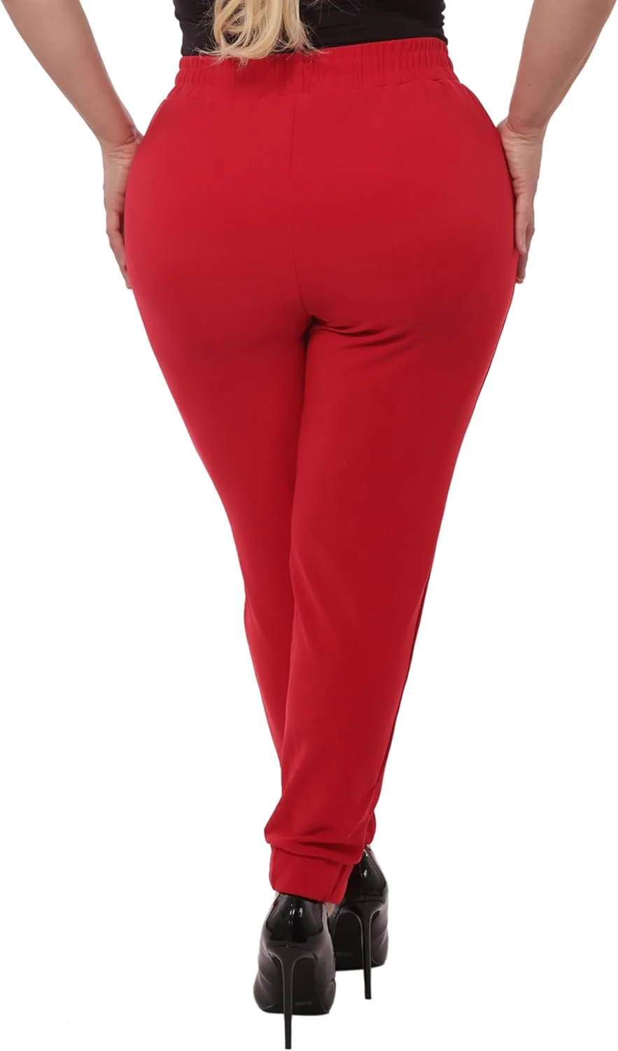 ShoSho Womens Plus Size Jogger Pants Sweatpants with Pockets