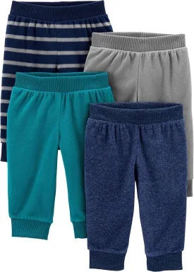 Simple Joys by Carter's unisex-baby 4-pack Fleece Pants