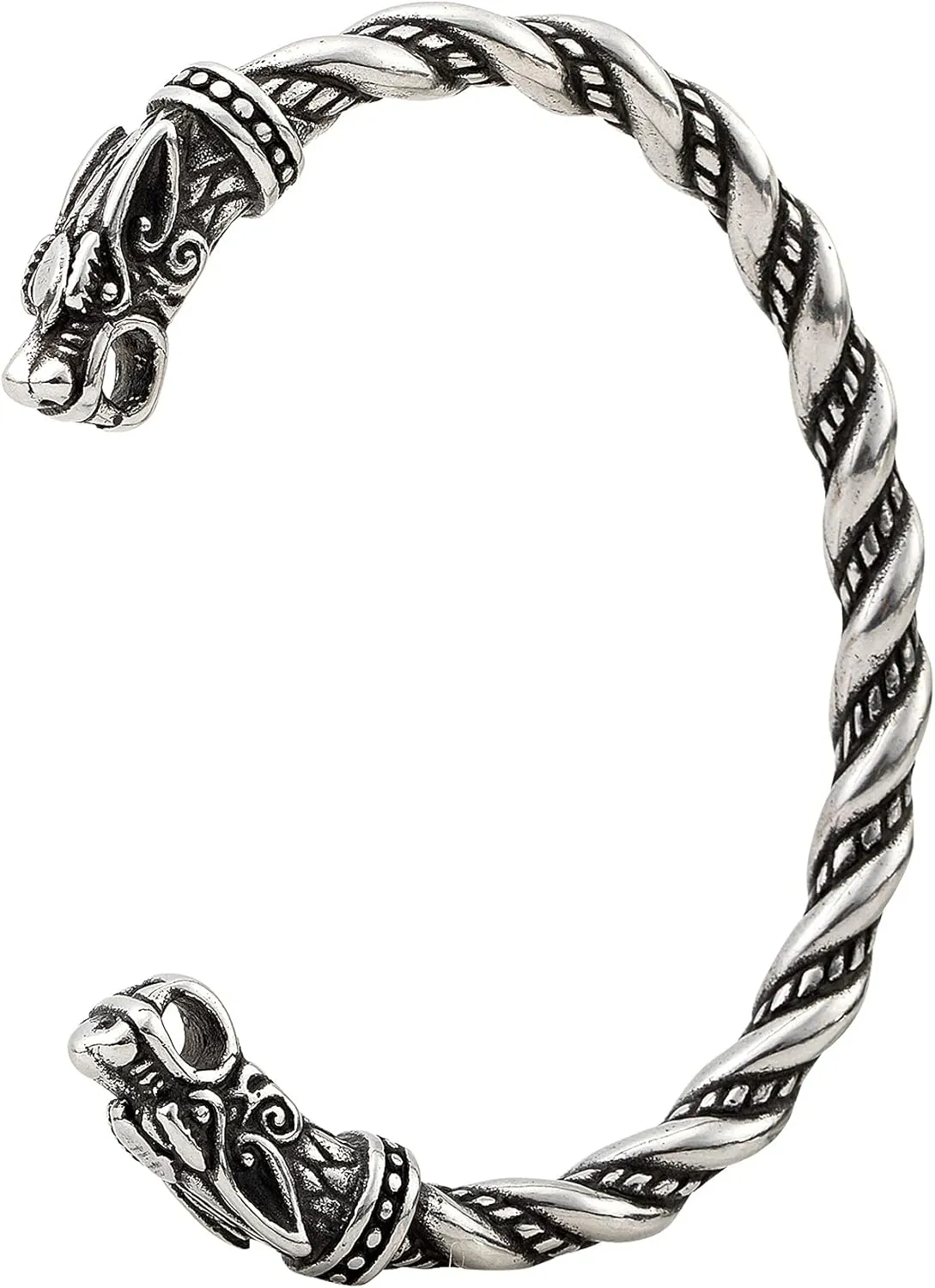 Stainless Steel Viking Bracelet Men's Cuff Bracelet For Men Talisman Jewelry