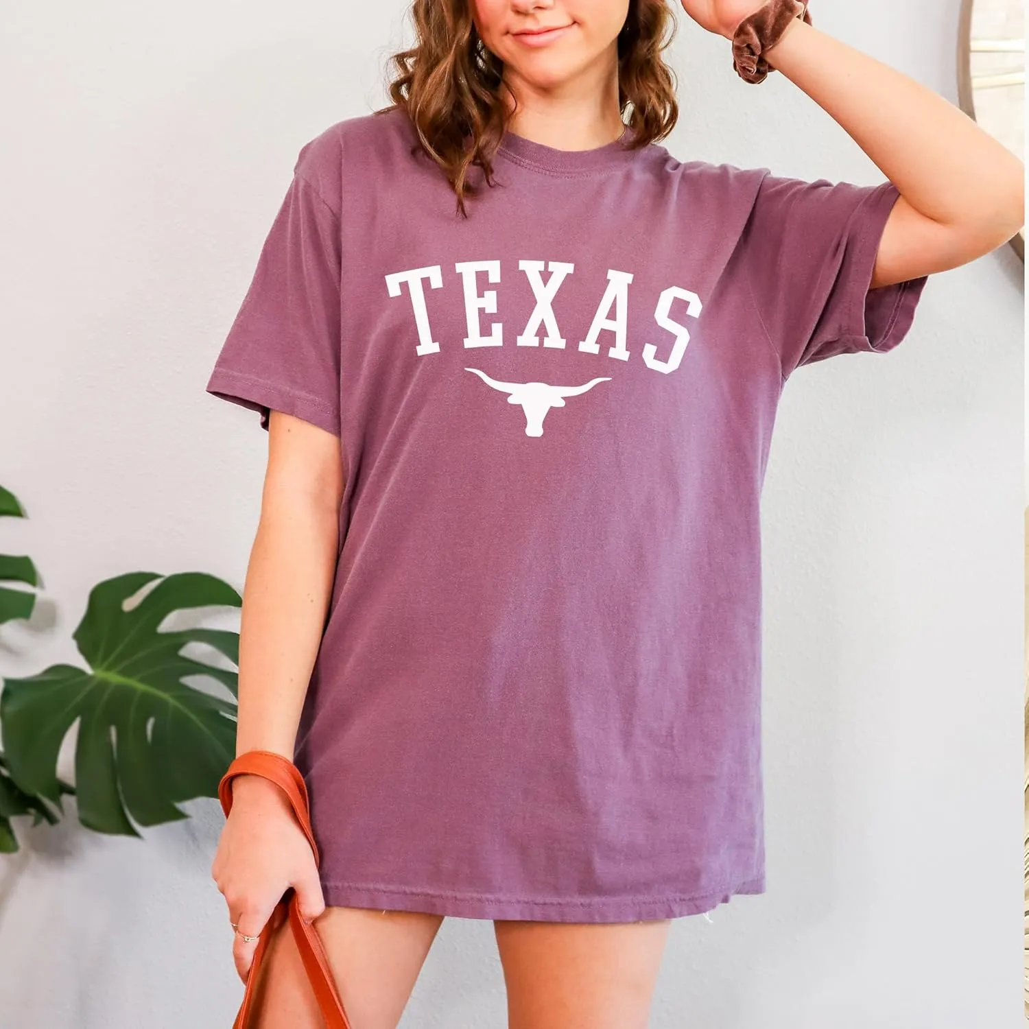 Texas T-Shirt for Men, Women, Unisex - Lone Star State Graphic Tee - Retro Looked Short Sleeve Crew Neck Top - 100% Cotton