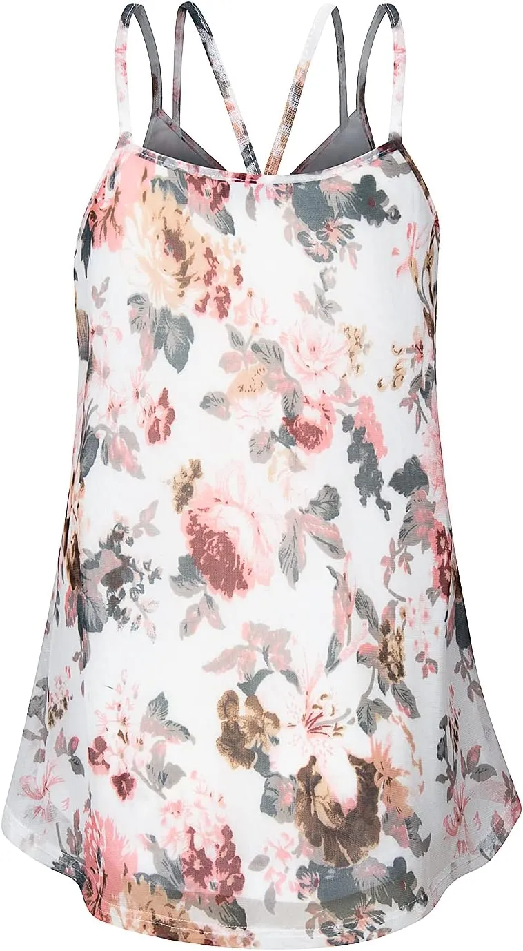 Womens Cute V Neck Sleeveless Tank Tops